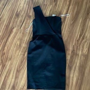 Black 1 strap Mini Sexy Akira Dress  Medium